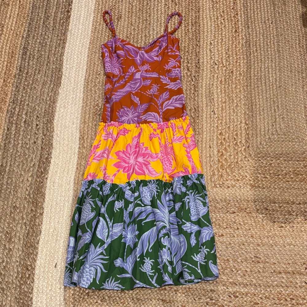 Farm Rio Tropical Swing Mix Dress—NWT